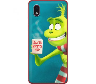 Силіконовий чохол BoxFace Samsung A013 Galaxy A01 Core Santa Hates You (40875-up2449)