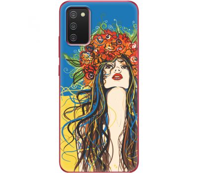 Силіконовий чохол BoxFace Samsung A025 Galaxy A02S Ukraine Girl (41511-up2373)