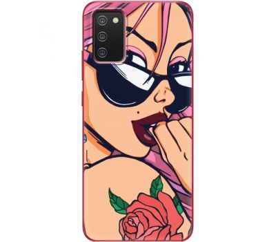 Силіконовий чохол BoxFace Samsung A025 Galaxy A02S Pink Girl (41511-up2388)