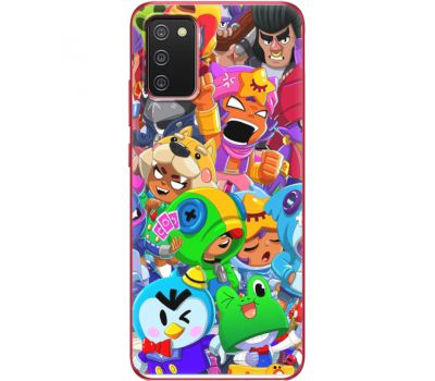 Силіконовий чохол BoxFace Samsung A025 Galaxy A02S friends brawl stars (41511-up2403)