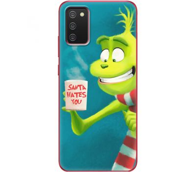 Силіконовий чохол BoxFace Samsung A025 Galaxy A02S Santa Hates You (41511-up2449)