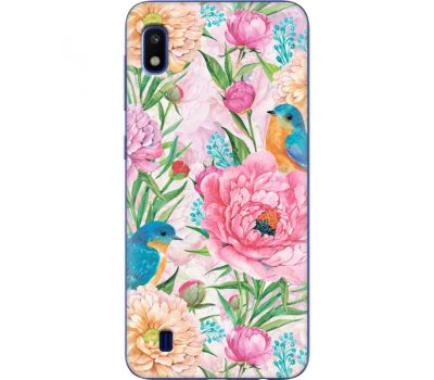 Силіконовий чохол BoxFace Samsung A105 Galaxy A10 Birds in Flowers (36867-up2374)