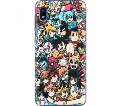 Силіконовий чохол BoxFace Samsung A105 Galaxy A10 Anime Stickers (36867-up2458)