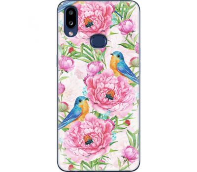 Силіконовий чохол BoxFace Samsung A107 Galaxy A10s Birds and Flowers (37944-up2376)