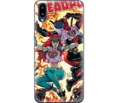 Силіконовий чохол BoxFace Samsung A107 Galaxy A10s Deadpool and Mary Jane (37944-up2454)