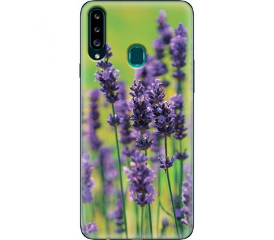 Силіконовий чохол BoxFace Samsung A207 Galaxy A20s Green Lavender (38125-up2245)