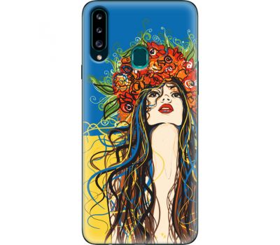 Силіконовий чохол BoxFace Samsung A207 Galaxy A20s Ukraine Girl (38125-up2373)