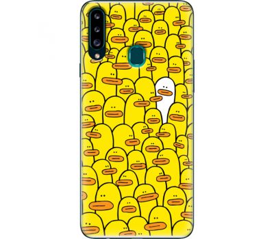 Силіконовий чохол BoxFace Samsung A207 Galaxy A20s Yellow Ducklings (38125-up2428)