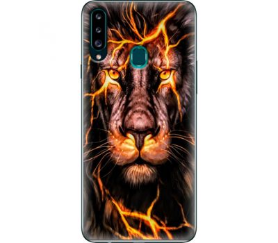 Силіконовий чохол BoxFace Samsung A207 Galaxy A20s Fire Lion (38125-up2437)