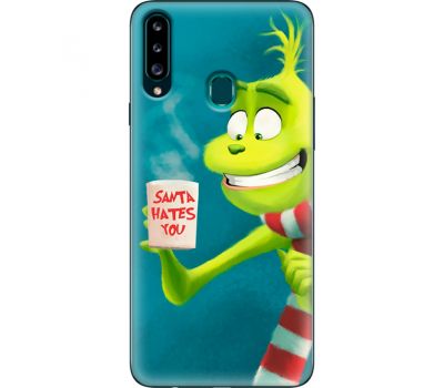 Силіконовий чохол BoxFace Samsung A207 Galaxy A20s Santa Hates You (38125-up2449)