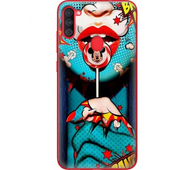 Силіконовий чохол BoxFace Samsung A115 Galaxy A11 Girl Pop Art (39628-up2444)