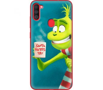 Силіконовий чохол BoxFace Samsung A115 Galaxy A11 Santa Hates You (39628-up2449)