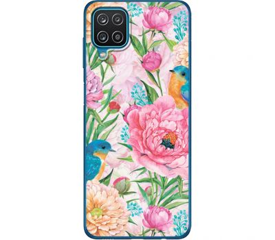 Силіконовий чохол BoxFace Samsung A125 Galaxy A12 Birds in Flowers (41506-up2374)