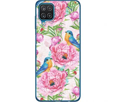 Силіконовий чохол BoxFace Samsung A125 Galaxy A12 Birds and Flowers (41506-up2376)