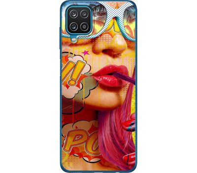 Силіконовий чохол BoxFace Samsung A125 Galaxy A12 Yellow Girl Pop Art (41506-up2442)