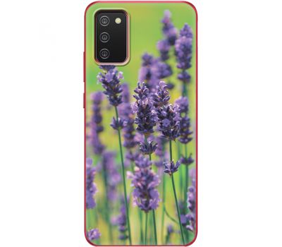 Силіконовий чохол BoxFace Samsung A025 Galaxy A02S Green Lavender (41511-up2245)