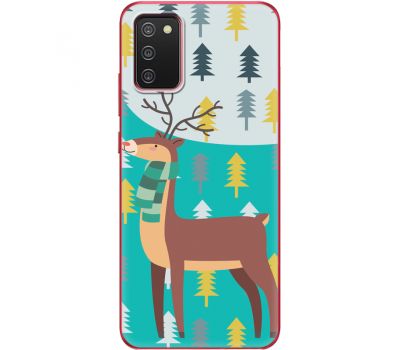 Силіконовий чохол BoxFace Samsung A025 Galaxy A02S Foresty Deer (41511-up2247)