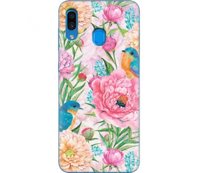 Силіконовий чохол BoxFace Samsung A305 Galaxy A30 Birds in Flowers (36416-up2374)