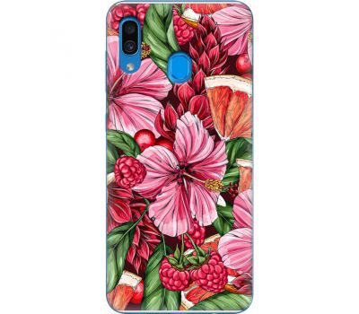 Силіконовий чохол BoxFace Samsung A305 Galaxy A30 Tropical Flowers (36416-up2416)