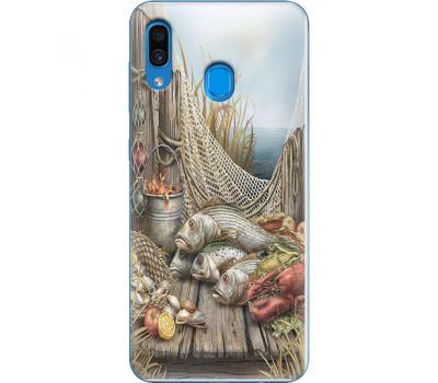 Силіконовий чохол BoxFace Samsung A305 Galaxy A30 Удачная рыбалка (36416-up2418)