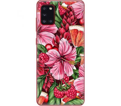Силіконовий чохол BoxFace Samsung A315 Galaxy A31 Tropical Flowers (39470-up2416)