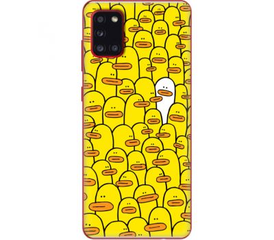 Силіконовий чохол BoxFace Samsung A315 Galaxy A31 Yellow Ducklings (39470-up2428)