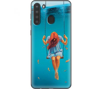 Силіконовий чохол BoxFace Samsung A215 Galaxy A21 Girl In The Sea (39760-up2387)
