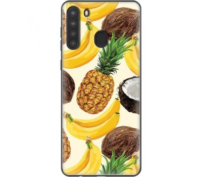 Силіконовий чохол BoxFace Samsung A215 Galaxy A21 Tropical Fruits (39760-up2417)