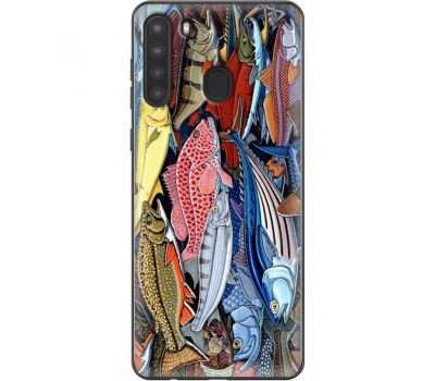 Силіконовий чохол BoxFace Samsung A215 Galaxy A21 Sea Fish (39760-up2419)