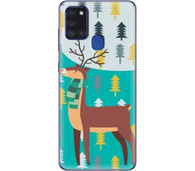 Силіконовий чохол BoxFace Samsung A217 Galaxy A21s Foresty Deer (40006-up2247)