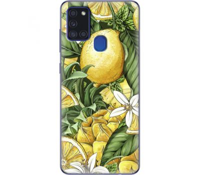 Силіконовий чохол BoxFace Samsung A217 Galaxy A21s Lemon Pattern (40006-up2415)