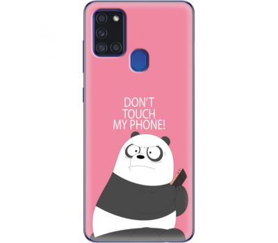 Силіконовий чохол BoxFace Samsung A217 Galaxy A21s Dont Touch My Phone Panda (40006-up2425)