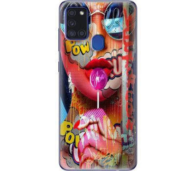 Силіконовий чохол BoxFace Samsung A217 Galaxy A21s Colorful Girl (40006-up2443)