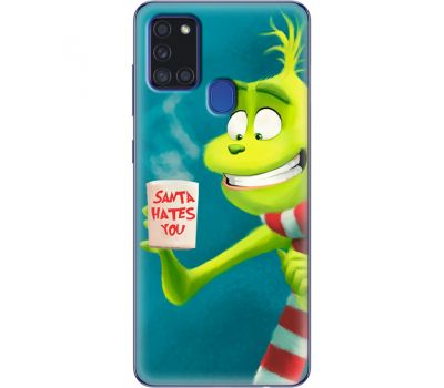 Силіконовий чохол BoxFace Samsung A217 Galaxy A21s Santa Hates You (40006-up2449)