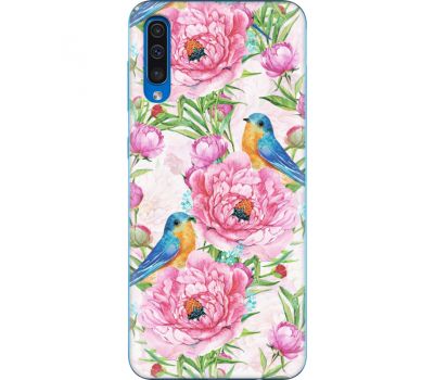 Силіконовий чохол BoxFace Samsung A505 Galaxy A50 Birds and Flowers (36417-up2376)