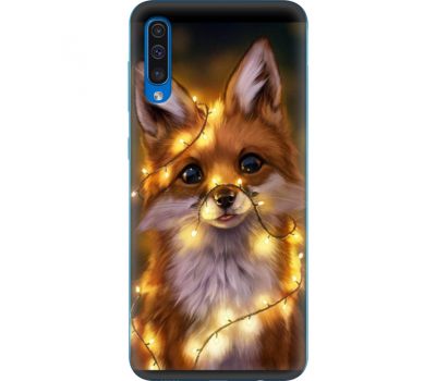 Силіконовий чохол BoxFace Samsung A505 Galaxy A50 Рождественская лиса (36417-up2399)