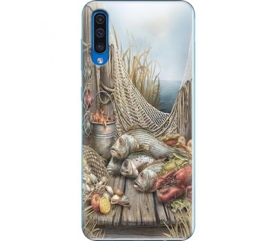 Силіконовий чохол BoxFace Samsung A505 Galaxy A50 Удачная рыбалка (36417-up2418)