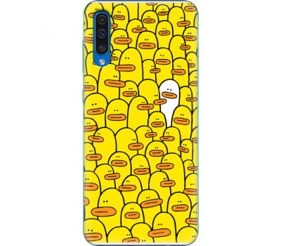 Силіконовий чохол BoxFace Samsung A505 Galaxy A50 Yellow Ducklings (36417-up2428)