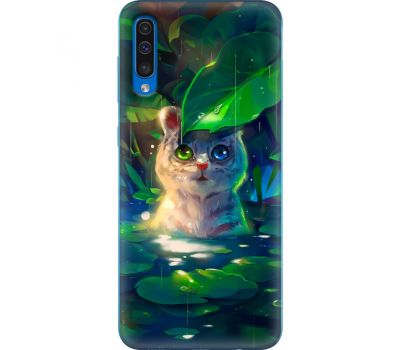 Силіконовий чохол BoxFace Samsung A505 Galaxy A50 White Tiger Cub (36417-up2452)