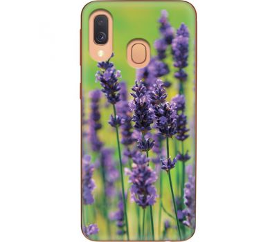 Силіконовий чохол BoxFace Samsung A405 Galaxy A40 Green Lavender (36707-up2245)