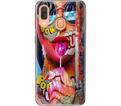 Силіконовий чохол BoxFace Samsung A405 Galaxy A40 Colorful Girl (36707-up2443)