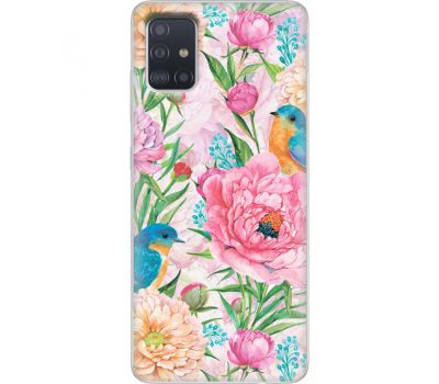 Силіконовий чохол BoxFace Samsung A515 Galaxy A51 Birds in Flowers (38808-up2374)