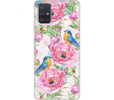 Силіконовий чохол BoxFace Samsung A515 Galaxy A51 Birds and Flowers (38808-up2376)