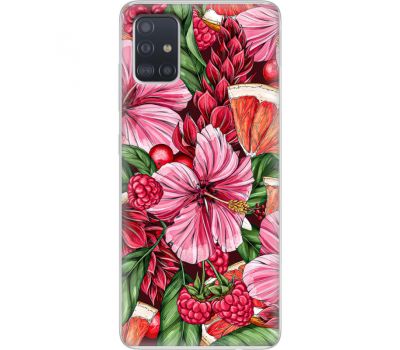 Силіконовий чохол BoxFace Samsung A515 Galaxy A51 Tropical Flowers (38808-up2416)