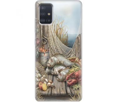 Силіконовий чохол BoxFace Samsung A515 Galaxy A51 Удачная рыбалка (38808-up2418)