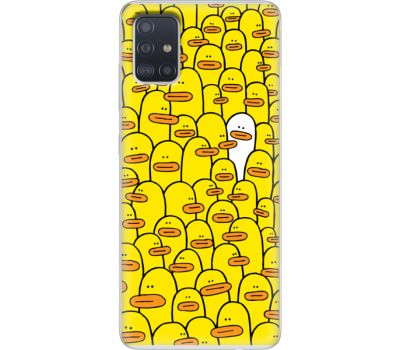 Силіконовий чохол BoxFace Samsung A515 Galaxy A51 Yellow Ducklings (38808-up2428)