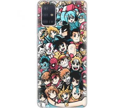 Силіконовий чохол BoxFace Samsung A515 Galaxy A51 Anime Stickers (38808-up2458)