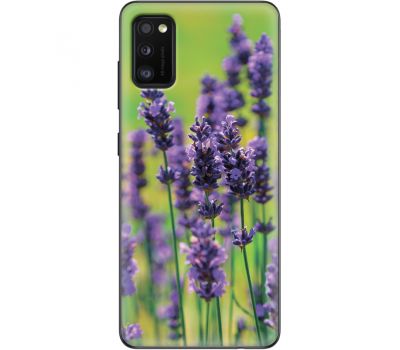Силіконовий чохол BoxFace Samsung A415 Galaxy A41 Green Lavender (39755-up2245)