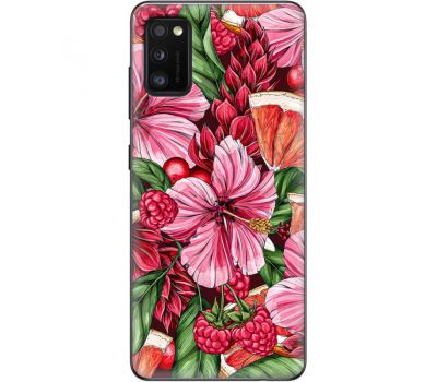 Силіконовий чохол BoxFace Samsung A415 Galaxy A41 Tropical Flowers (39755-up2416)