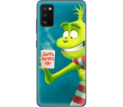 Силіконовий чохол BoxFace Samsung A415 Galaxy A41 Santa Hates You (39755-up2449)